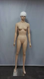 Female Stand Mannequin, Skin Color Mannequins with White Hat