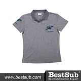 Women's Promotional Polyester Lapel T-Shirt (JA204GY)