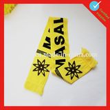 Knit Acrylic Promotion Scarf with Jacquard Logo