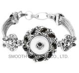 Diamond DIY Jewelry Accessories Rhinestone Bangle Snap Chain Bracelet Button