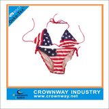 Wholesale Nylon Spandex Custom Made UK Flag Bikini