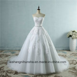 Sweetheart Lace Flower Fashion Sexy Wedding Dress for Brides