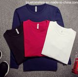 96%Polyester Men's Long Sleeve Blank T-Shirts