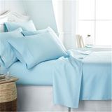 Egyptian Cotton Quality Microfiber Fabric Hand Embroidery Bed Sheet