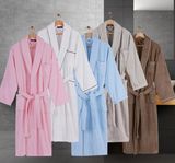 Promotional 100% Cotton Terry Hotel/Home Plain Dyed Bathrobe/Pajamas/Nightwear