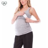 Sleeveless Maternity Tank Tops Breastfeeding Vest Pregnancy Nursing Bra