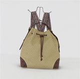 PU Designer Perf Ladies Backpack with Vintage embroidery Shoulder (ZXK1874)