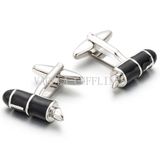 VAGULA Funny Pen Cufflink Black Painting Men's Cuff Link 700