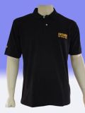 Black Embroidery Golf T-Shirt (010)