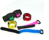 Back to Back Printed Self-Locking Hook & Loop Tape Cable Tie