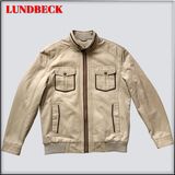 Men's Cotton Jacket with Khaki Color