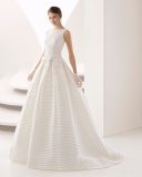 Elegant Satin Ball Gown Bridal Gown Wedding Dress