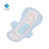 100 Cotton Blue Anion Women Sanitary Napkin with Double Wings