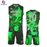 Hot Selling Sportswear Custom Reversible Sublimation Basketball Uniforms for Team