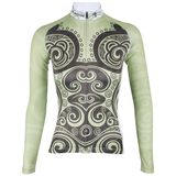 Customized Chinese Lucky Lion Patterned Women's Long Sleeve Shirt Cycling Jerseys