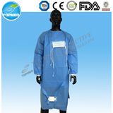 Four Ties Disposable Reinforced SMS Sterile Surgical Gown