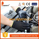 Ddsafety 2017 Grey Nylon Shell Black Nitrile Coated Work Glove