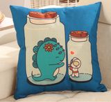 Competitive Price 100% Cotton Cartoon Printing Sofa Cover
