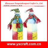 Christmas Decoration (ZY14Y46-1-2 20CM) Wine Decoration Christmas Scarf