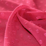 DOT Cut-Flower Chiffon Fabric with Polyester for Lady's Dress