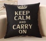Wholesale 100% Cotton Printed Words Sofa Cover