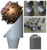 Oil Drill Bit Use Yg11 Tungsten Carbide Parabolic Buttons