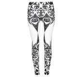 New Design Full Dye Sublimation Women Lady Leggings Yoga Pants with Spandex