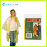 Yellow Cheap Disposable Women's Rain Poncho