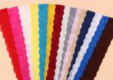 Wholesale Fashion 6-8cm Elastic Multiple Color Lace for Lady's Dress