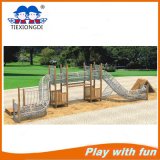New Design Wooden Climbing and Swing Children Playground System