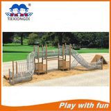 New Design Wooden Climbing and Swing Children Playground System