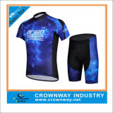 Custom Men Cycling Jerseys with Padded Cycyling Gear Shorts
