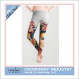 Wholesale Custom Printed Colorful Sport Yoga Leggings for Women