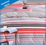 100%Cotton Stripe 500tc Home Bedding Fitted Sheet Set