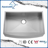 Aquacubic Single Bowl Kitchen Stainless Apron Handmade Sink (ACS3020A1Q)