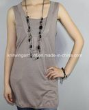 Women Knitted Round Neck Sleeveless Dress (11SS-207)
