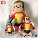 Family Monkey with T-Shirt Cute Gift Kids Plush Stuffed Toy