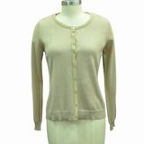 Casual Long Sleeve Cardigan Knitwear with Button