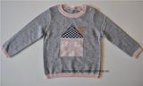 Children Long Sleeve Round Neck Knit Pullover Sweater