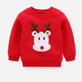 Round Neck 80% Cotton 20% Polyester 280 GSM Embroidered Patch Children Hoodies