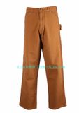 Tan Color Mens Cotton Work Casual Pants with Canvas Fabric