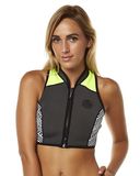 2015 Neoprene Crop Top for Women with Zipper Front