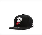 Custom Fashion 6 Panel Skull Embroidery Snapback Cap