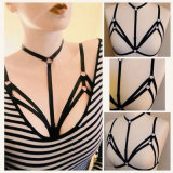 Sexy Lingerie Bandage Solid Color Open Bra Bust Chest Line Plus Size Lingerie Erotic Underwear  Costumes