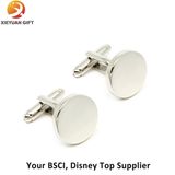 Round Shape Blank Cufflinks for Engraving