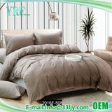 Factory Supply Cotton Brown Bedding Set for Hotel