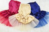 Wholesale Dog Party Dress/Saxy Pet Wedding Dress