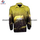 Long Sleeves Fishing Apparel Custom Sublimation Printing Tournament Fishing Shirts