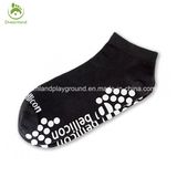 Customized Non Slip Purple Socks Trampoline Indoor Anti Slip Trampoline Socks