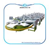 Oval Shape T-Shirt Silk Screen Printing Machine